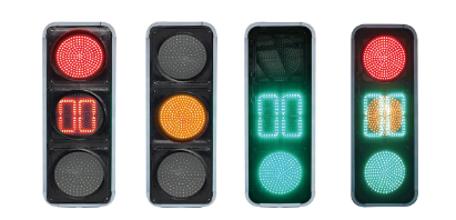 Full screen plus countdown signal light
