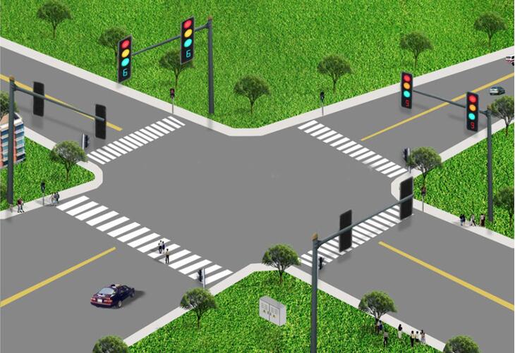 Mingda smart traffic lights solve the congestion in the city