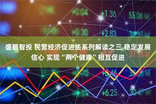 盛鹏智投 民营经济促进法系列解读之三 稳定发展信心 实现“两个健康”相互促进