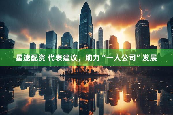 星速配资 代表建议，助力“一人公司”发展